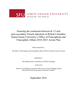 Ensuring the continuum between K-12 and post