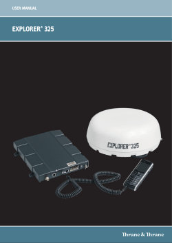 Explorer 325 Users Manual