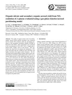Organic nitrate and secondary organic aerosol yield from NO3