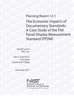 The Economic Impacts of Documentary Standards