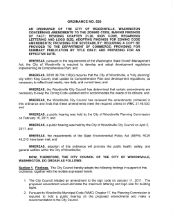 Ordinance No. 520 Sign Code, Regarding Lettering and Logo Size