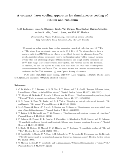 A compact, laser cooling apparatus for simultaneous