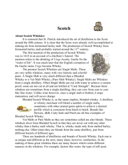 Oban: A Highland/Western whiskey, Oban is fourteen years old and