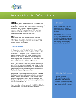 Learn how organizations like CERN benefit from SDC