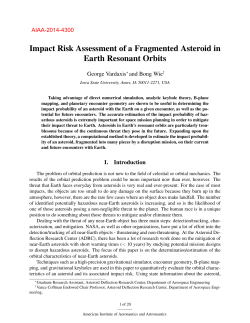 Impact Risk Assessment of a Fragmented Asteroid in Earth