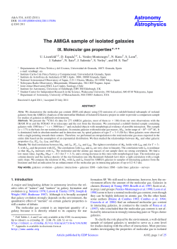 The AMIGA sample of isolated galaxies