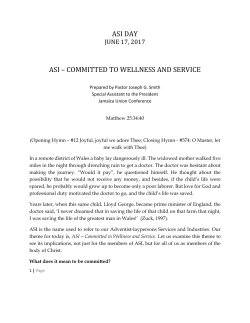 ASI sermon download. - South Caribbean Conference