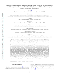 Magnetic correlations and quantum criticality in the insulating