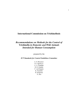 International Commission on Trichinellosis