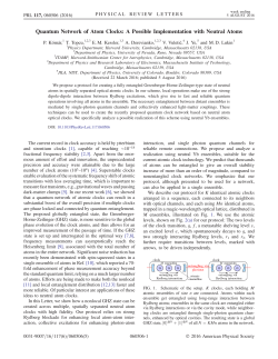 A Possible Implementation with Neutral Atoms