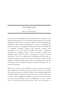 Pote mak, sonje - UWI St. Augustine