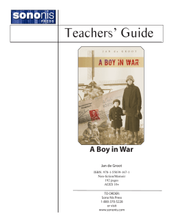 Teachers` Guide - Sono Nis Press