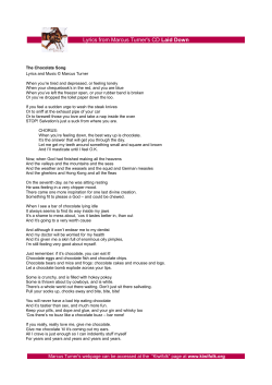 Lyrics from Marcus Turner`s CD Laid Down