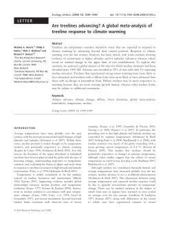Are treelines advancing? A global meta