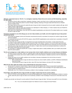 Influenza, commonly known as &ldquo;the flu,&rdquo; is a contagious respiratory