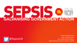 Sepsis: a silent killer