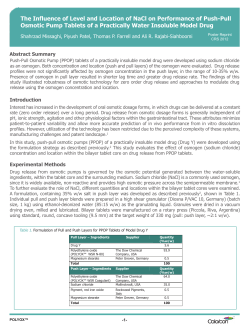 CRS 2012 - Influence of Level and Location of NaCl on