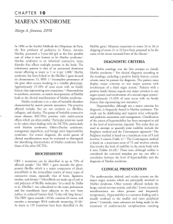 Marfan Syndrome - The Podiatry Institute