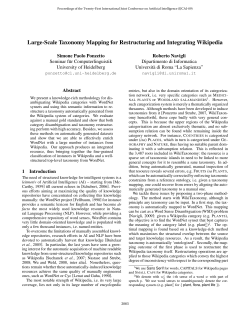 Large-Scale Taxonomy Mapping for Restructuring