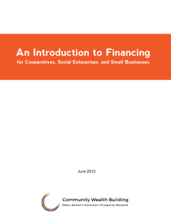 An Introduction to Financing