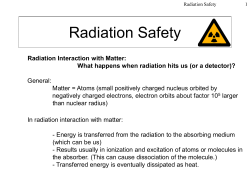 Radiation Safety