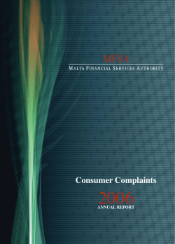 Consumer Complaints