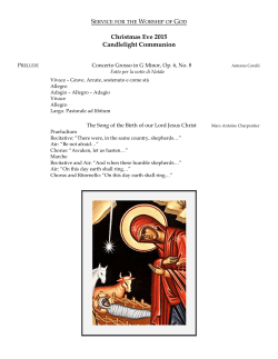 Christmas Eve 2015 Candlelight Communion