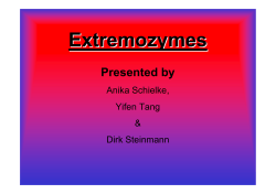 Extremozymes