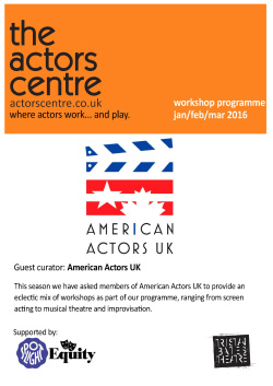Bespoke Coaching - The Actors Centre