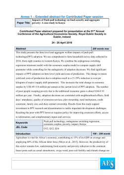 Agricultural Economics Society Annual Conference