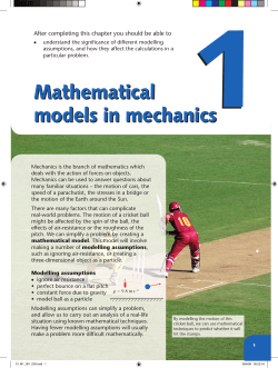 Mechanics 1: Chapter 1 - Pearson Schools and FE Colleges