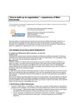 How to build a organisation 2006 05-final