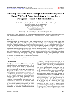 Modeling Near-Surface Air Temperature and Precipitation Using