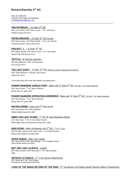 Richard Elworthy 2nd AC