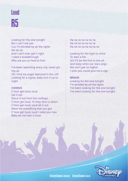 Looking for the one tonight But I can`t see you Cuz I