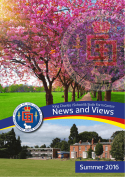 News and Views - King Charles I School