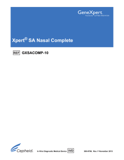 300-8799, Rev. F Xpert SA Nasal Complete PI