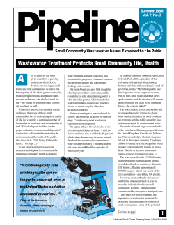 Wastewater Treatment Protects Small Community Life, Health