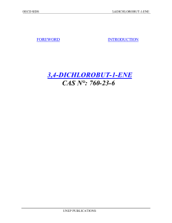 3,4-DICHLOROBUT-1-ENE CAS N&deg;: 760-23-6