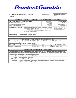 material safety data sheet