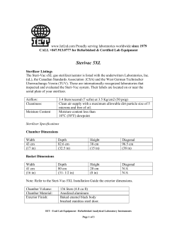 Sterivac 5XL - International Equipment Trading Ltd