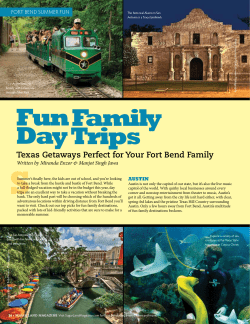 FunFamily DayTrips - Sugar Land Magazine