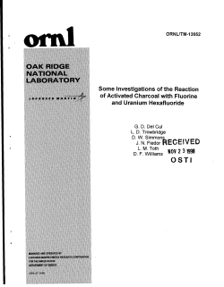 Some Investigations of the Reaction of Activated Charcoal