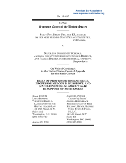 Stacy Fry and Brent Fry, et al, v. Napoleon