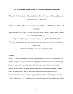 preprint - Geophysical Sciences