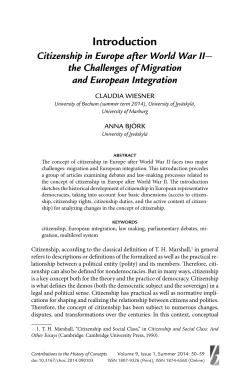 Introduction - Berghahn Journals