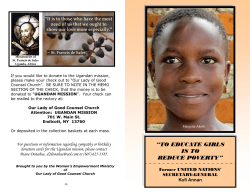 Our Uganda Girls - Our Lady of Good Counsel Parish