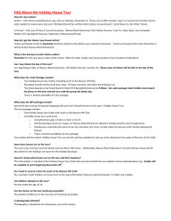 FAQ About the Holiday House Tour