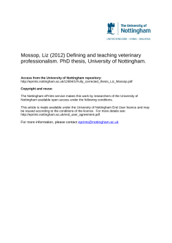 - Nottingham ePrints