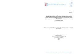 African monsoon and Mediterranean climate: the
